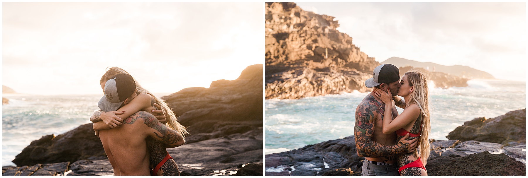 surprise engagement session in hawaii