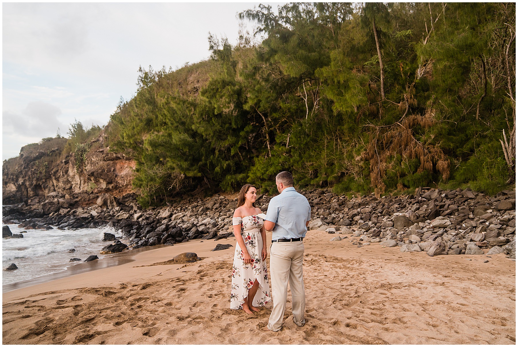couple renewing vows in west maui
