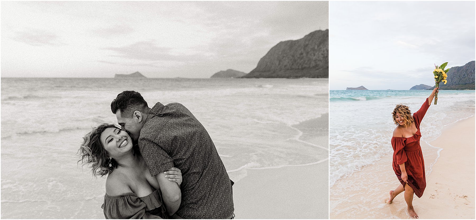 Couples photo session in Oahu, Hawaii