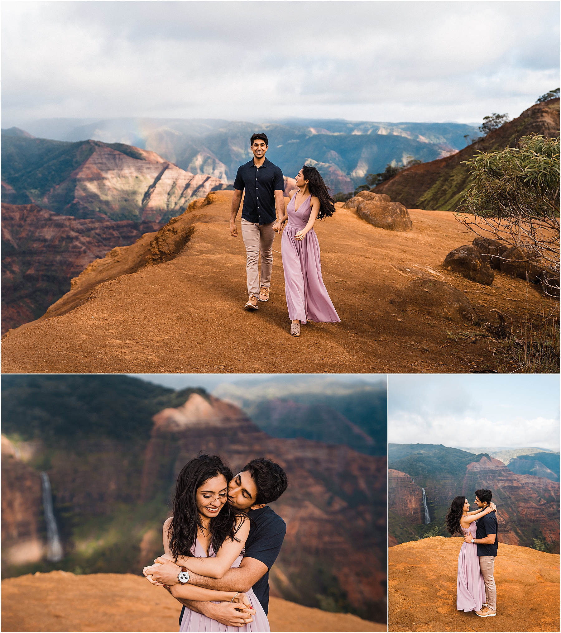 Waimea Canyon engagement pictures