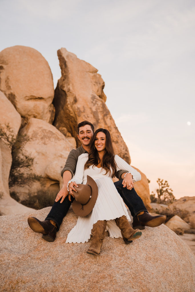 Joshua tree national park engagement pictures
